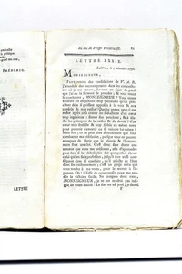 LIVRE ANCIEN LETTRES FAMILIERES ROI DU PRUSSE GENEVE 1787 - Imagen 1 de 3