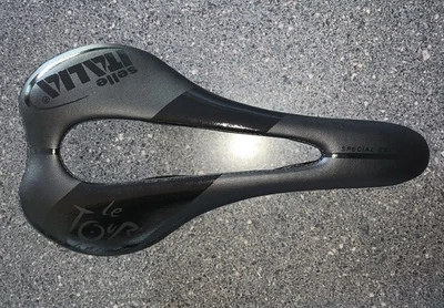 Sillín de bicicleta Selle Italia SLR Le Tour De France edición limitada negro ligero Foto 1 de 4