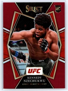 Kennedy Nzechukwu 2022 Panini Select UFC Maroon Prizm Rookie /125 #199 - Picture 1 of 2