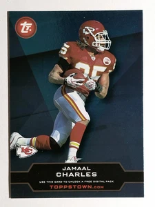 2011 Topps Topps Town #TT25 Jamaal Charles - Picture 1 of 2