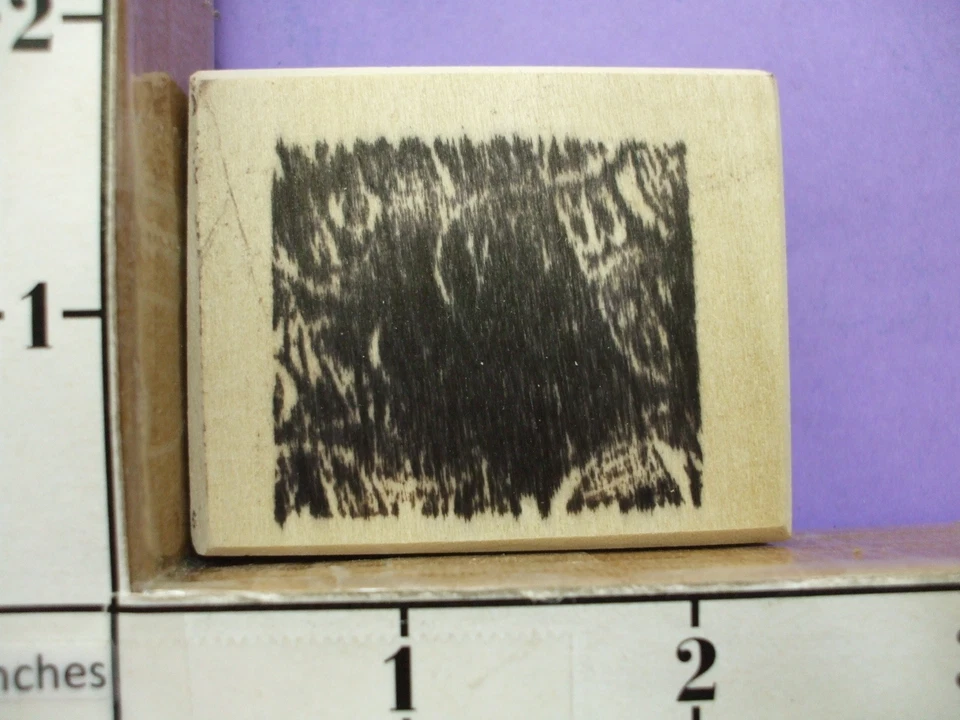 Castillo Rojo Abanico Círculos Fondo Decorativo Sombra SELLO DE GOMA 27x Foto 1 de 1