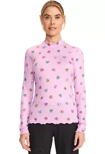 Sweet Talker Med Couture Layers Scrubs Long Sleeve Underscrub Top MC709 STKR - Picture 1 of 5