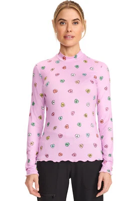 Sweet Talker Med Couture Layers Scrubs Long Sleeve Underscrub Top MC709 STKR - Image 1 of 4