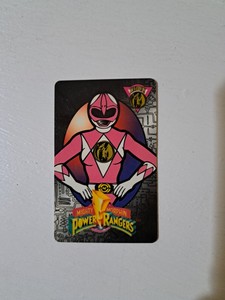 1994 Mighty Morphin Power Rangers Megazord Kimberly Plastic Card #4