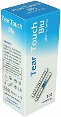 5 x Tear Touch Blu (Schirmer Tränenteststreifen mit blauer Markierung) 100 (5... - Bild 1 von 4