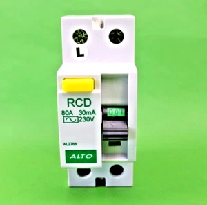 ALTO AL2766. 80 AMP 30MA AC RCD IEC/BSEN 61008 230V (M1094) - Bild 1 von 4