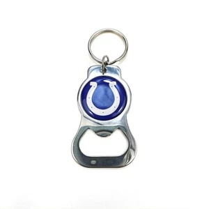 Indianapolis Colts Bottle Opener Key Chain - Metal Finish License Item - Picture 1 of 1