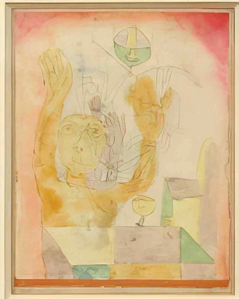 Paul Klee A4 Photo enlightenment of two sectie 1918 - Image 1 of 1