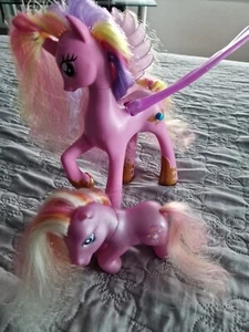 Lot 2 Poneys My Little Pony Princesse Cadence Chantant Parlant - Imagen 1 de 6