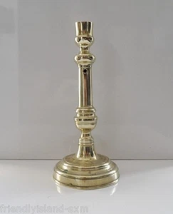 KERZENLEUCHTER KERZENSTÄNDER FACKEL ANTIK MESSING MASSIV STIL 18. Jh. - Bild 1 von 1