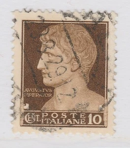 Italia Imperiale 1929-42 Imperatore Augusto 10c Usato 17758 - Picture 1 of 1