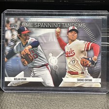 2023 Topps Update Nolan Ryan/Shohei Ohtani Time Spanning Tandems #TS-20