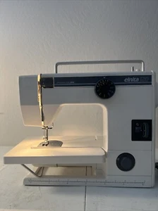 Elnita Type 120 by Elna Sewing Machine with Foot Pedal Clean Vintage - Picture 1 of 17