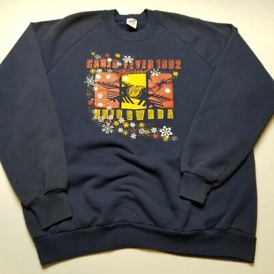 Sudadera De Colección 1992 GWRRA Ohio Para Hombres XL Cabin Fever Ala Dorada Road Riders Años 90 L29 Foto 1 de 4