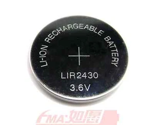 1 EUNICELL RECHARGEABLE LIR2430 CR-2430 CR2430/BN LITHIUM BATTERIES BUTTON CELL - Picture 1 of 2