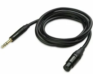 Genuine Cable Matters 6.35MM TRS to XLR M-F Balanced Cable 10 ft Length NEW - Picture 1 of 3