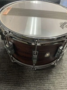 Ludwig Standard Maple 8x14 Aged Ebony wrap veneer Snare Drum - Picture 1 of 5