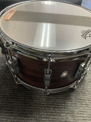 Ludwig Standard Maple 8x14 Aged Ebony wrap veneer Snare Drum - Image 1 of 4