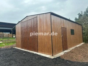 Blechgarage 5x7m Fertiggarage Blechhalle KFZ Lager inkl. Lieferung I 16490!! - Bild 1 von 16