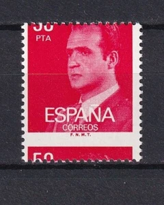 España 1981 Edifil 2601pdv Juan Carlos I 50 pta. variedad - Imagen 1 de 2