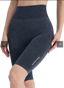 tenxun Women's High Waist Biker Shorts Workout Running Compression Exercise... - Picture 1 of 6