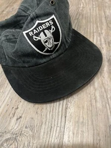 Rare Vintage LA Raider Denim Cameo Strapback DEADSTOCK - Picture 1 of 4