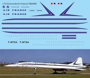 1/72 Decals für Concorde Air France First livery TB Decal TBD898 - Bild 1 von 1