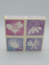 NEW Hero Arts PASTEL PETALS 2003 Poetic Prints Rubber Stamps SET of 4 Flowers