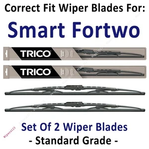 Paquete de 2 limpiaparabrisas estándar Wiper Blades - apto para Smart Fortwo 2005-2006 - 30210x2 - Imagen 1 de 1