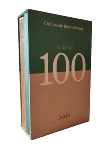 The LINCOLN RECORD SOCIETY Boxed Set Containing Volume 1 & 100 / Local Interest - Picture 1 of 21