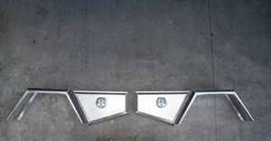Pair of Aluminium Under Tray Underbody Tool Box + 2x Mud Guards 750 x 200x 440 - Picture 1 of 7
