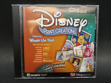 Winnie The Pooh DISNEY Interactive Print Creations Sierra PC Computer Software