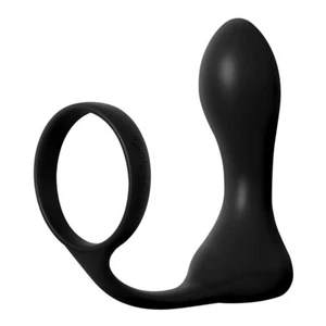Anal Fantasy Rechargeable Ass-Gasm Pro Vibrating Prostate Butt Plug & Cock Ring - Picture 1 of 3