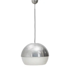 Lampadario in metallo e perspex, anni ’60, chandelier, mid-century modern, Italy - Picture 1 of 12