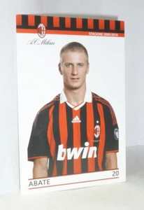 Postal Oficial A.C. Milan (2009/2010) Ignazio Abate (9,5x14,5 cm) Postal - Imagen 1 de 2
