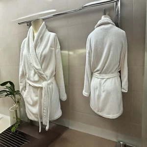 Calvin Klein, Unisex,  Robe, White, Size M/L, Slepwear, Polar.! - Picture 1 of 12