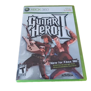 XBOX 360 X360 Guitar Hero II Game Complete Gibson Rock Band Guns N Roses - Picture 1 of 3