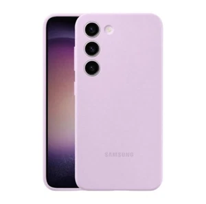 Official Silicone Case Cover for Samsung Galaxy S23+ Plus - Lavender Purple - Picture 1 of 9