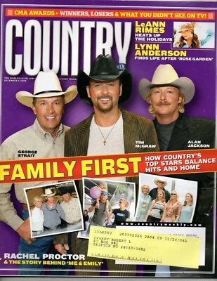 Country Weekly Magazine December 7 2004 George Strait CMA Awards Chevy Calendar - Image 1 of 3