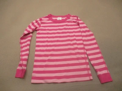 Top de pijama Hanna Andersson talla 8 para niñas rosa a rayas 100 % algodón orgánico 273 Foto 1 de 4