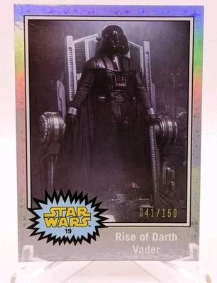2015 Topps Star Wars JTTFA Hoth Frosted Ice /150 #19 Rise Of Darth Vader  - Image 1 of 4