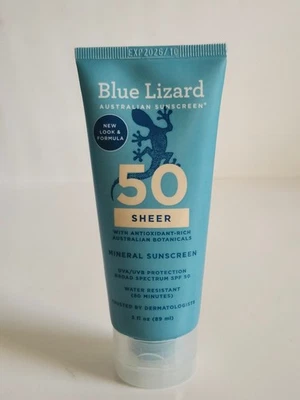Blue Lizard SHEER  Mineral Sunscreen , SPF 50 3 fl oz Exp: 10/26 Please Read - Image 1 of 4