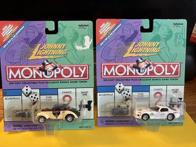 JOHNNY LIGHTNING 1/64 MONOPLY 33 WILLYS COUPE NIP W/FREE TOKEN+DODGE VIPER L-MO - Image 1 of 4