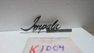 1971-77 CHEVROLET IMPALA CUSTOM SAIL PANEL NAME PLATE EMBLEM - Picture 1 of 10