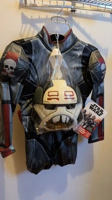 NUEVO DISNEY Store Wrecker Disfraz Niños 5-6 Star Wars The Bad Batch Clone Trooper Foto 1 de 4