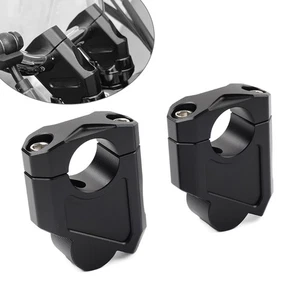 Motorrad 28mm 1 1/8 Lenkerhalterung Clamp Riser fit Für Honda Suzuki Kawasaki - Picture 1 of 11