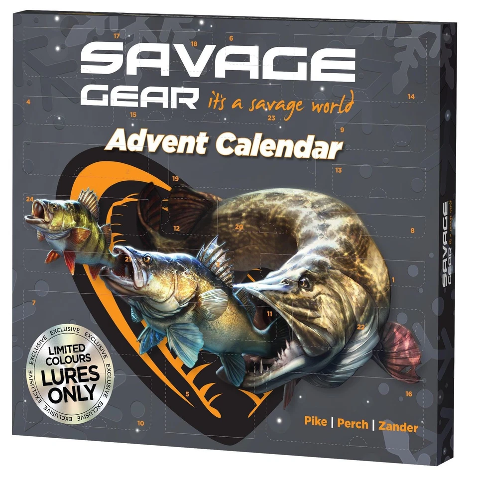 Savage Gear Advent Calendar 2025 - Adventskalender, Angellkalender, Kunstköder - Bild 1 von 1