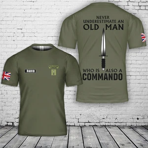 Custom Name Royal Navy Royal Marines Commandos 3D T-Shirt - Bild 1 von 4
