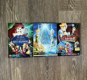 Disney Princess DVD Sammlung: Tinkerbell, Arielle, Cinderella - Bild 1 von 1