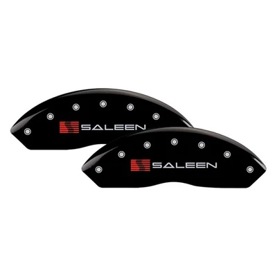For Ford Mustang 10-14 Caliper Covers Gloss Black Caliper Covers w Saleen Foto 1 de 2